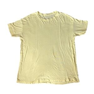 Aerie Real Soft Light Neon Yellow Oversized Short Sleeve Tee